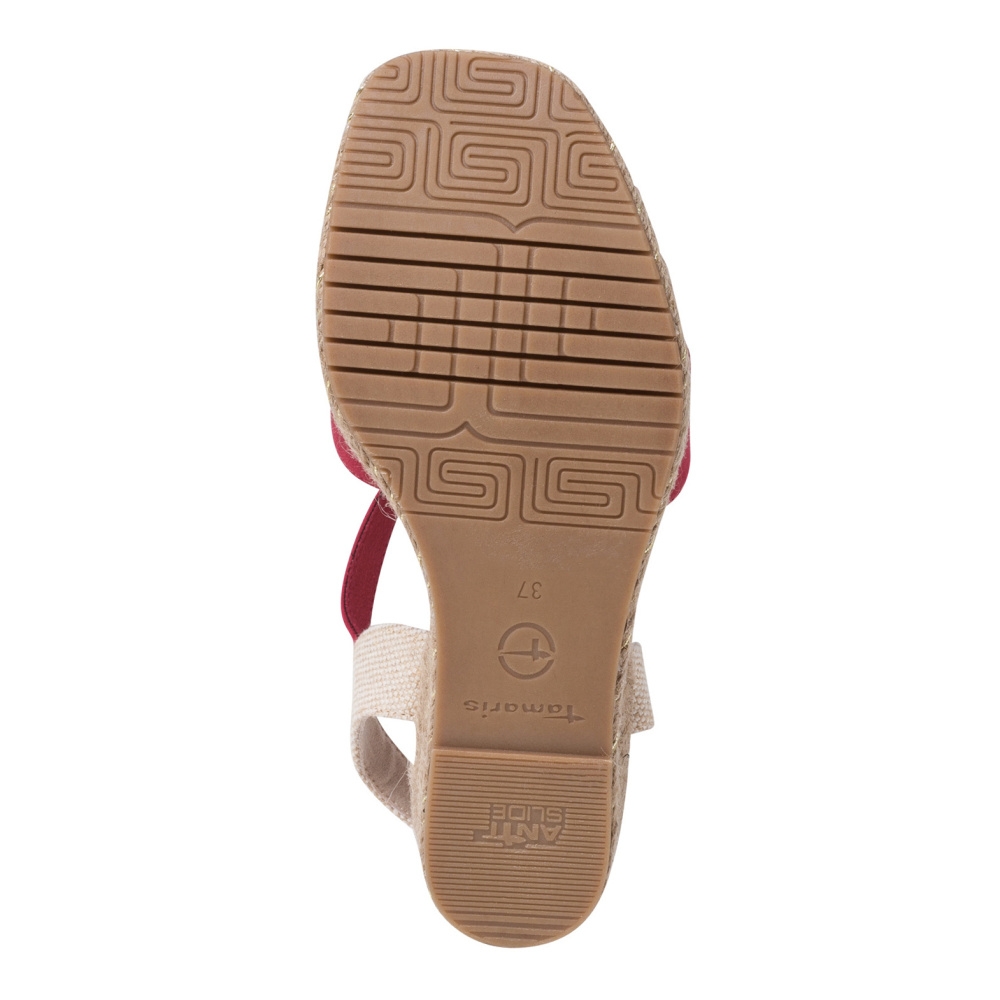 detail Dámské sandály TAMARIS 28367-38-505 červená S2