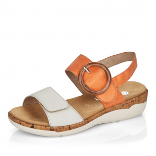 Dámské sandály REMONTE R6853-38 oranžová S2