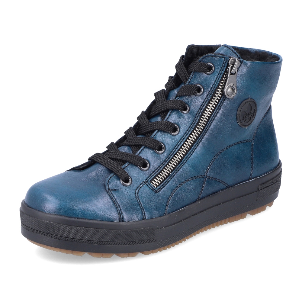 detail Dámská kotníková obuv RIEKER N2710-12 modrá W3