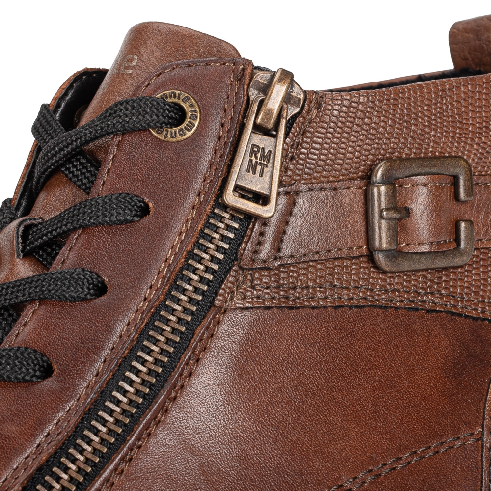 detail Dámská kotníková obuv REMONTE R3497-22 hnědá W3