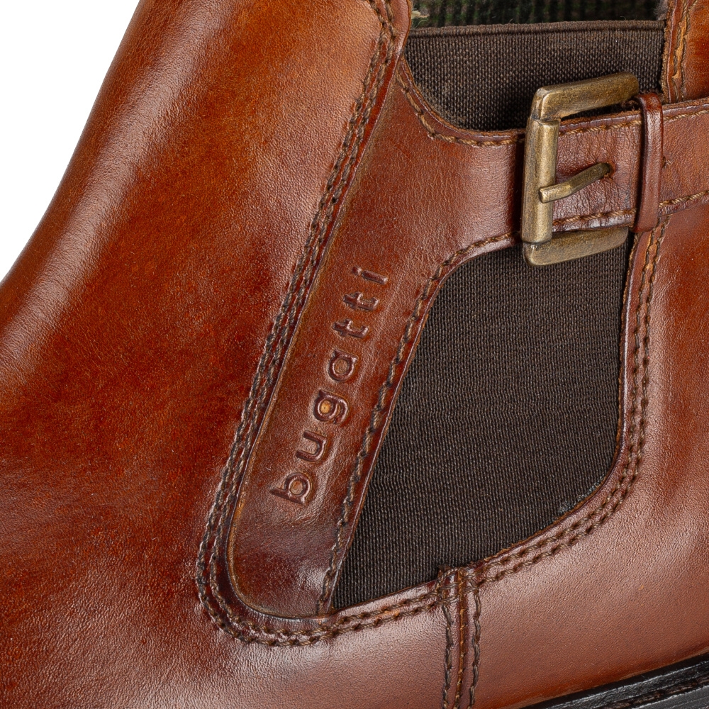 detail Pánská kotníková obuv BUGATTI ABU60-6300 hnědá W3