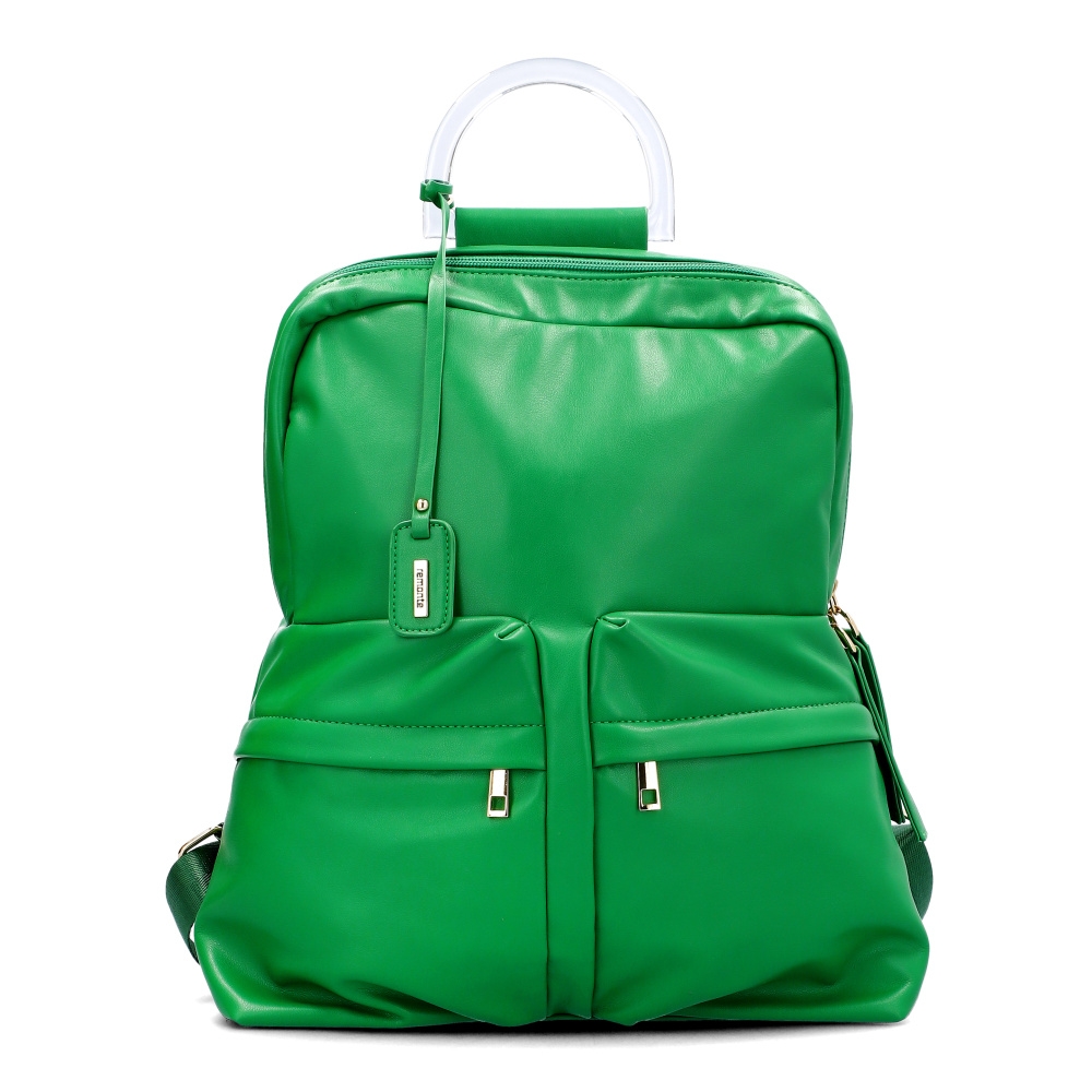 detail Dámský batoh REMONTE Q0529-52 zelená S4