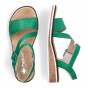 náhled Dámské sandály RIEKER V3660-54 zelená S4