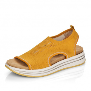 Dámské sandály REMONTE R2955-68 žlutá S3