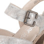 náhled Dámské sandály RIEKER 66853-90 stříbrná S4