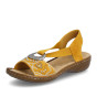 náhled Dámské sandály RIEKER 608B9-68 žlutá S4