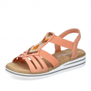 Dámské sandály RIEKER V0651-38 oranžová S4