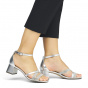 náhled Dámské sandály REMONTE D1L51-90 stříbrná S4