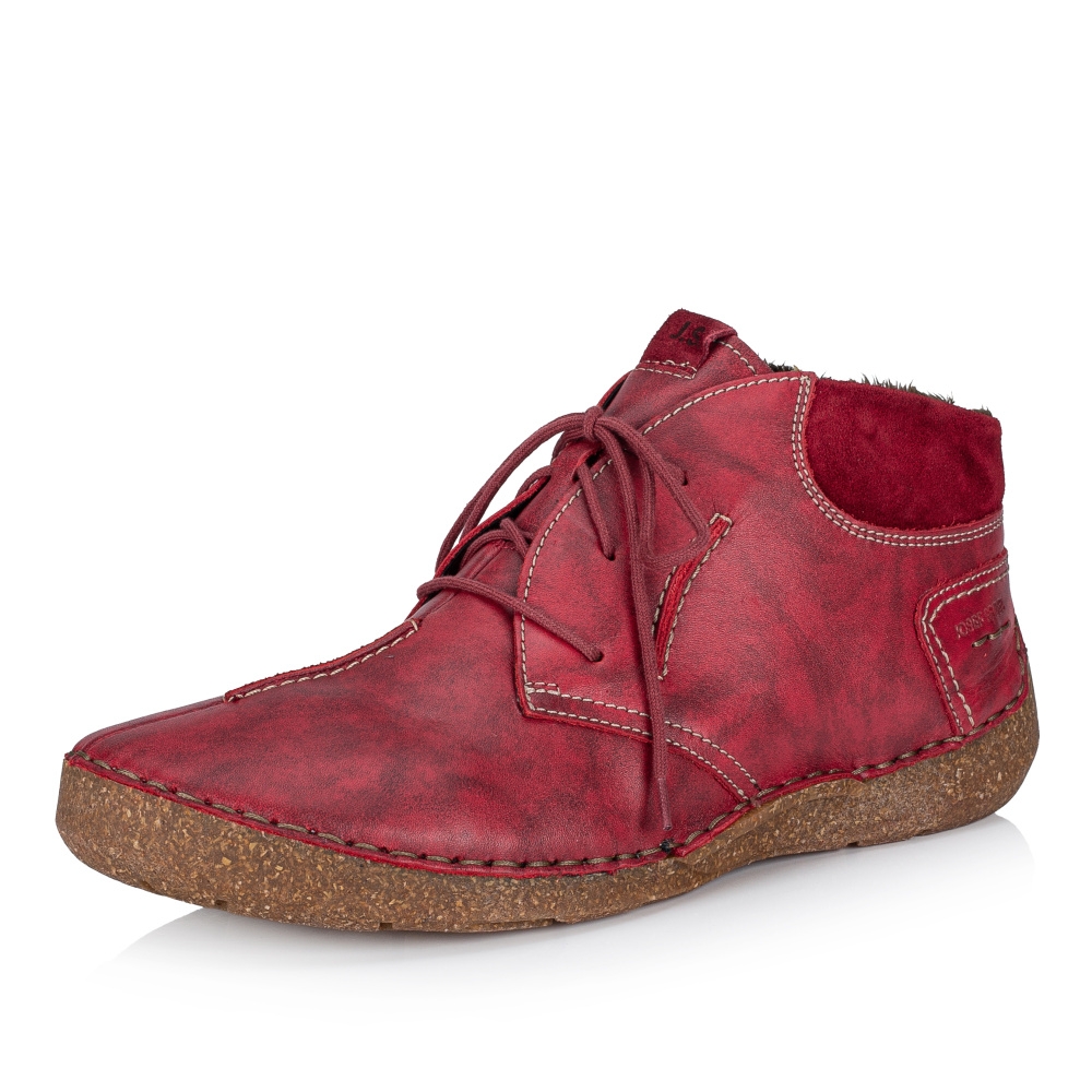 detail Dámská kotníková obuv JOSEF SEIBEL 59665 červená W2