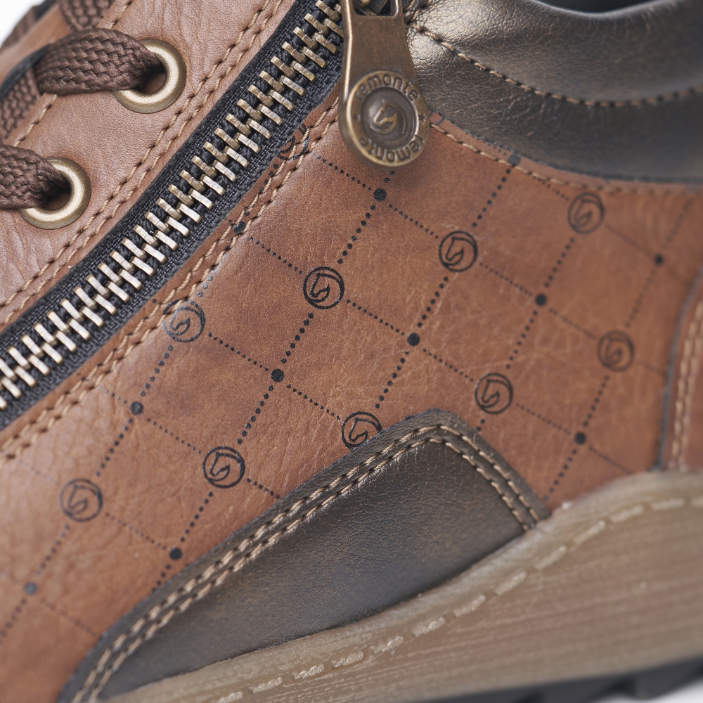 detail Dámská kotníková obuv REMONTE R1465-22 hnědá W3