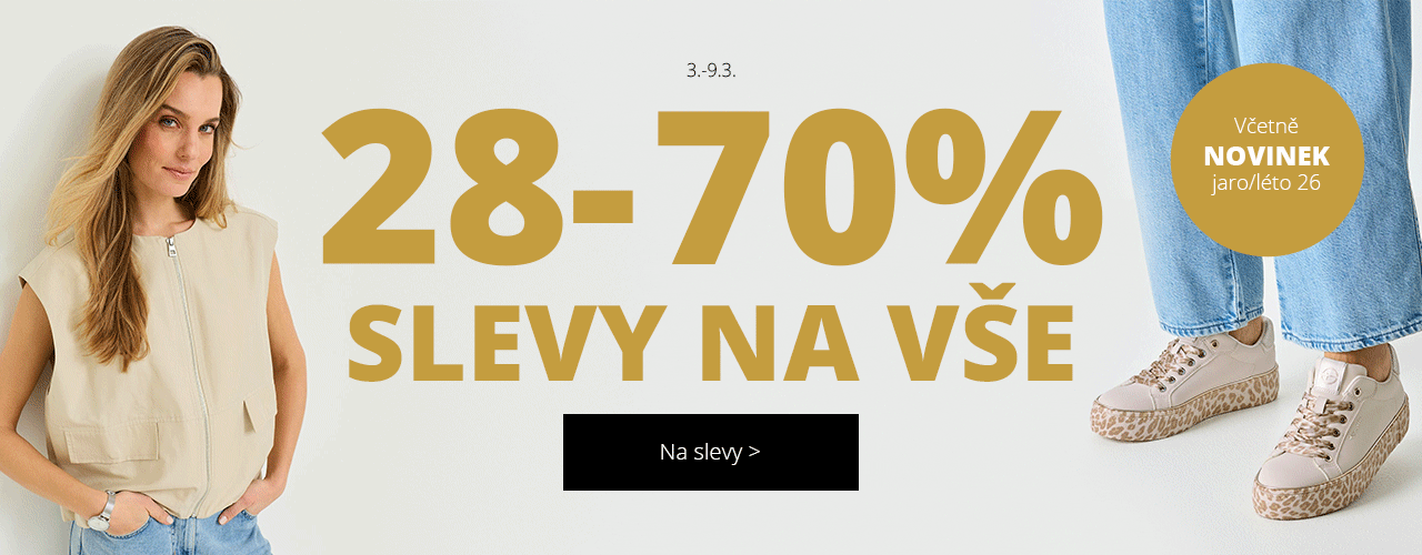 Slevy na vše 28-70% Slevy na vše 28-70%