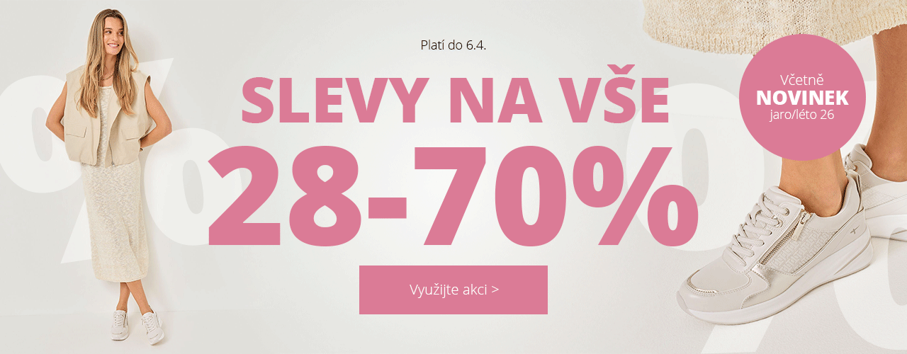 Slevy na vše 28-70 % Slevy na vše 28-70 %