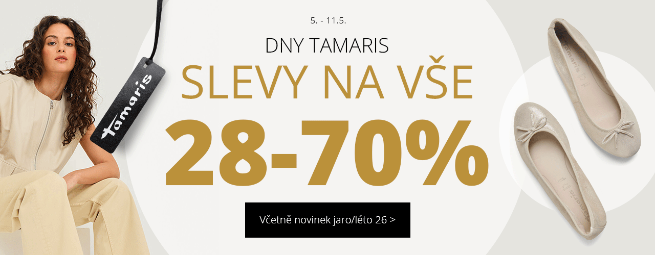 Dny Tamaris 28-70 % na vše Dny Tamaris 28-70 % na vše