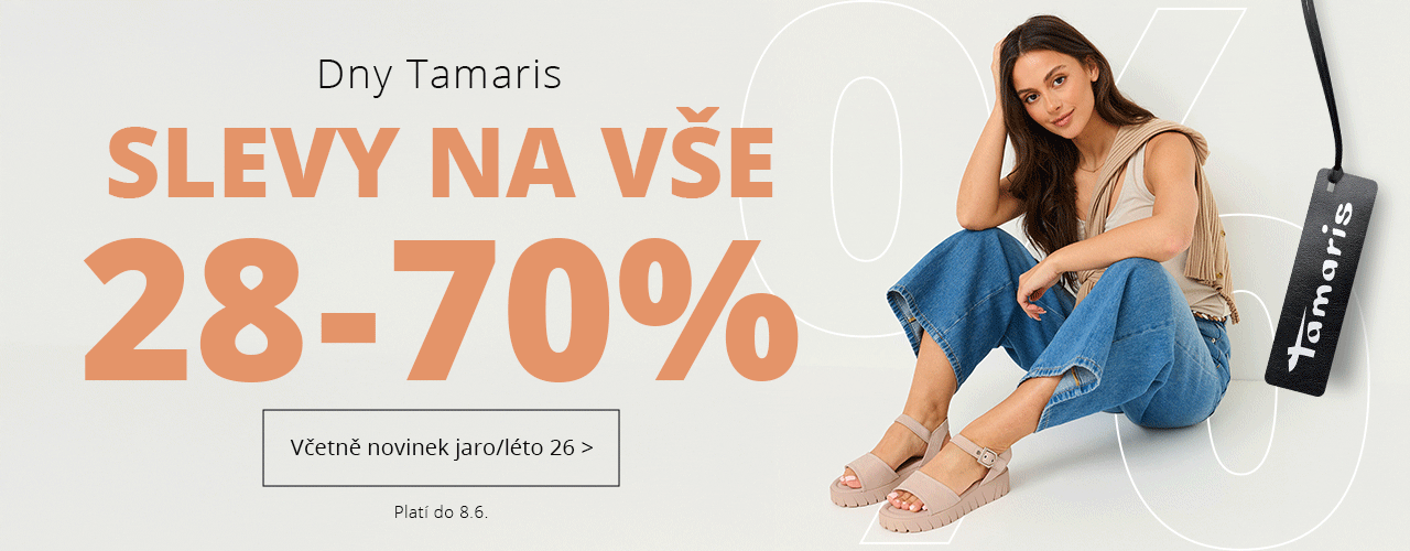 Dny Tamaris 28-70 % na vše Dny Tamaris 28-70 % na vše