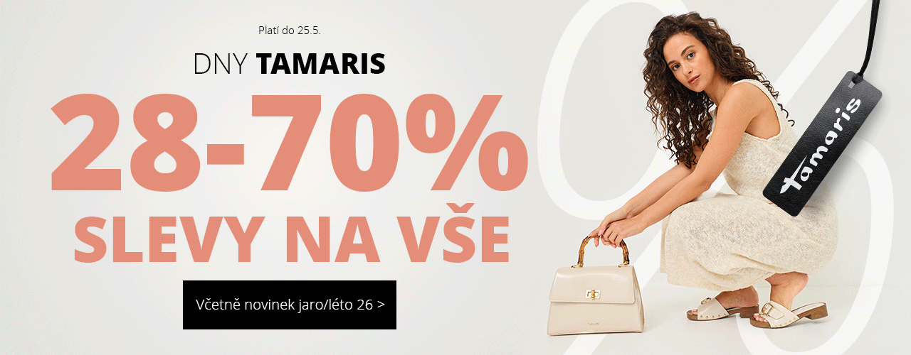 Dny Tamaris 28-70 % na vše Dny Tamaris 28-70 % na vše