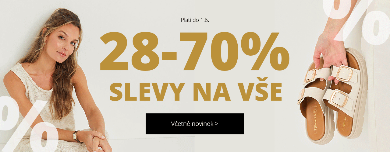 Slevy na vše 28-70 % Slevy na vše 28-70 %