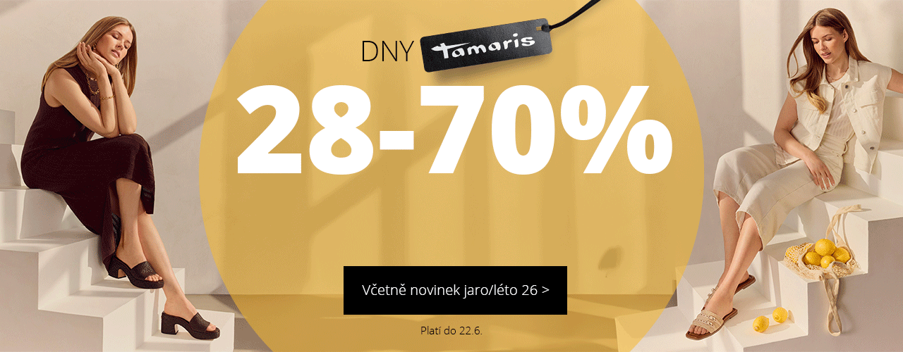 Dny Tamaris 28-70 % na vše Dny Tamaris 28-70 % na vše