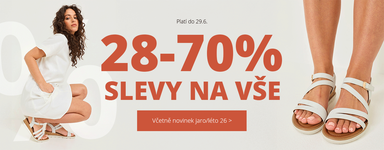 Slevy na vše 28-70 % Slevy na vše 28-70 %