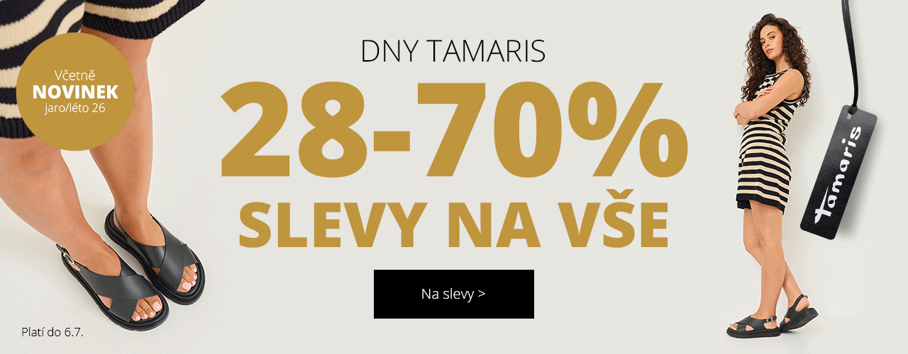Dny Tamaris 28-70 % na vše Dny Tamaris 28-70 % na vše