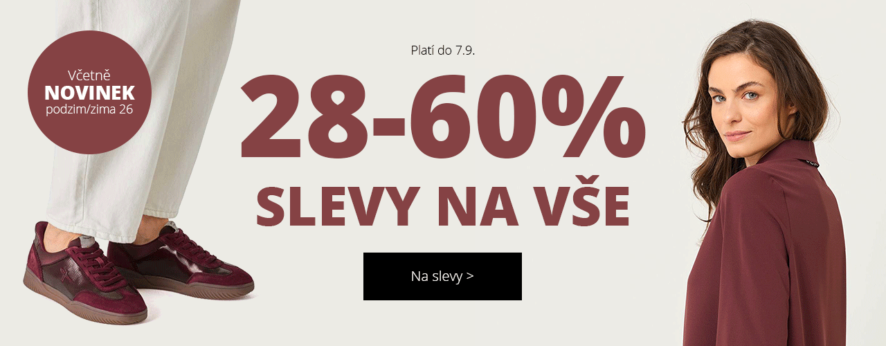 Slevy na vše 28-60 % Slevy na vše 28-60 %