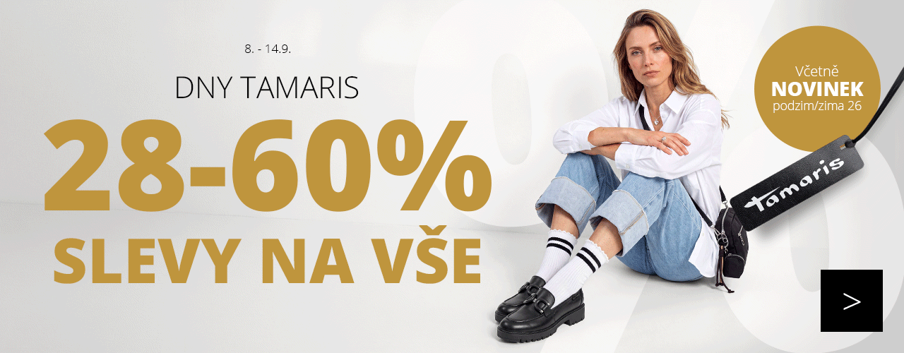 Dny Tamaris Slevy na vše 28-60 % Dny Tamaris Slevy na vše 28-60 %