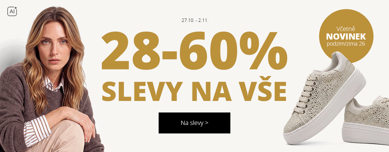 Slevy na vše 28-60 % Slevy na vše 28-60 %